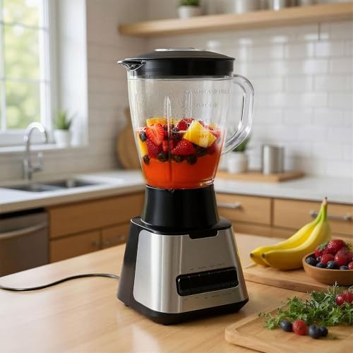 700W Countertop Blender with 6 Cup Glass Jar