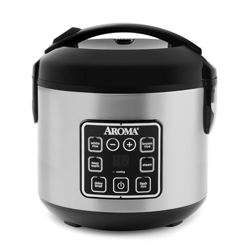 Digital Rice Cooker & Steamer 8 Cup