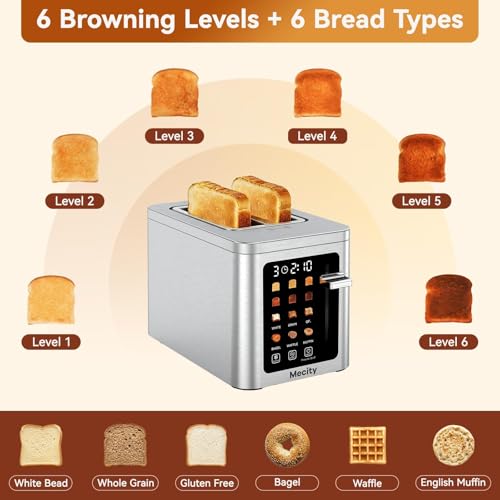 4 Slice Touch Screen Toaster