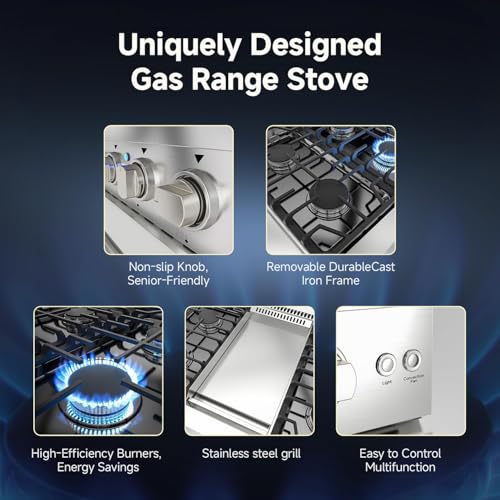 48" Double Convection Gas Range Oven