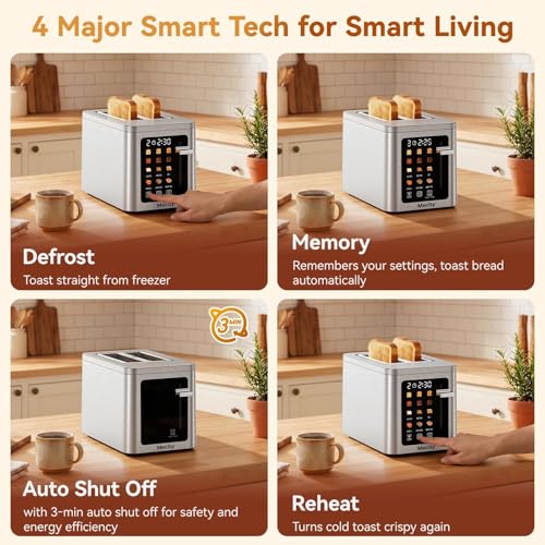 4 Slice Touch Screen Toaster