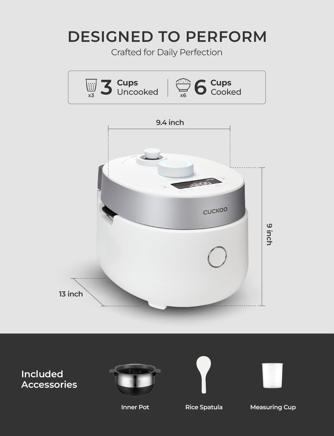Twin Pressure Induction Rice Cooker & Warmer