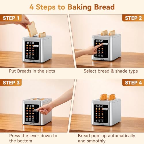 4 Slice Touch Screen Toaster
