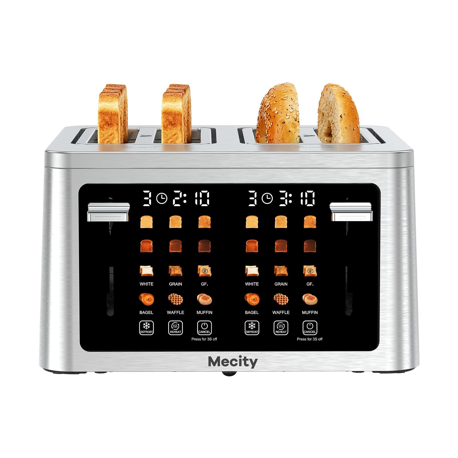 4 Slice Touch Screen Toaster