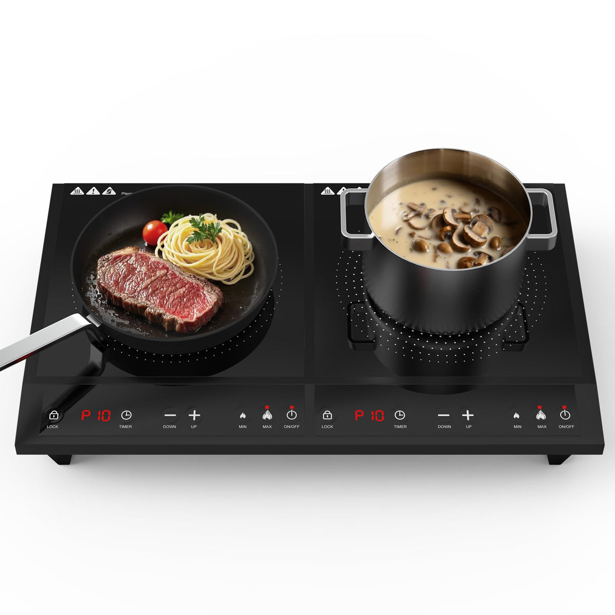 Portable Double Induction Cooktop 1800W