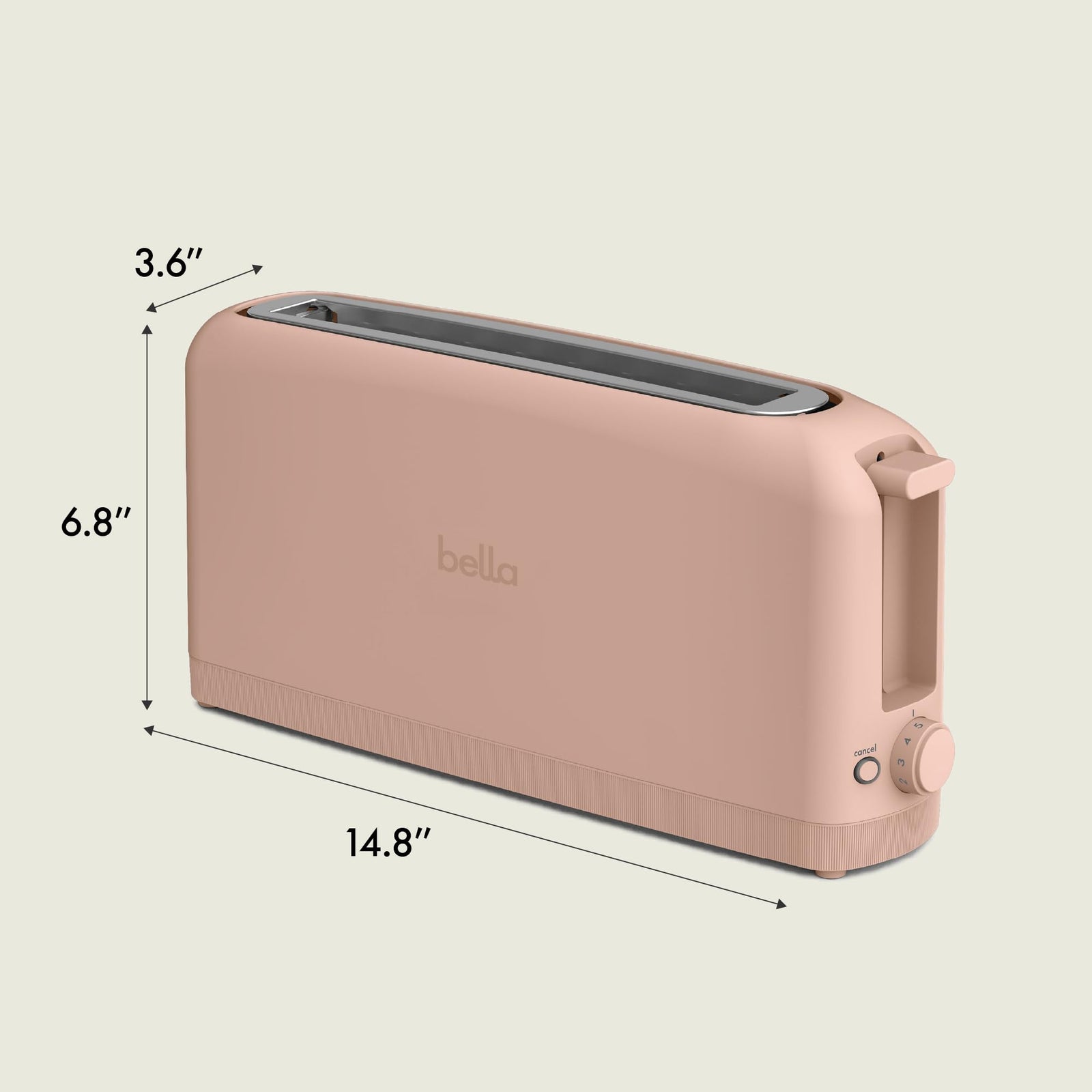 Slim Toaster with 6 Shade Settings