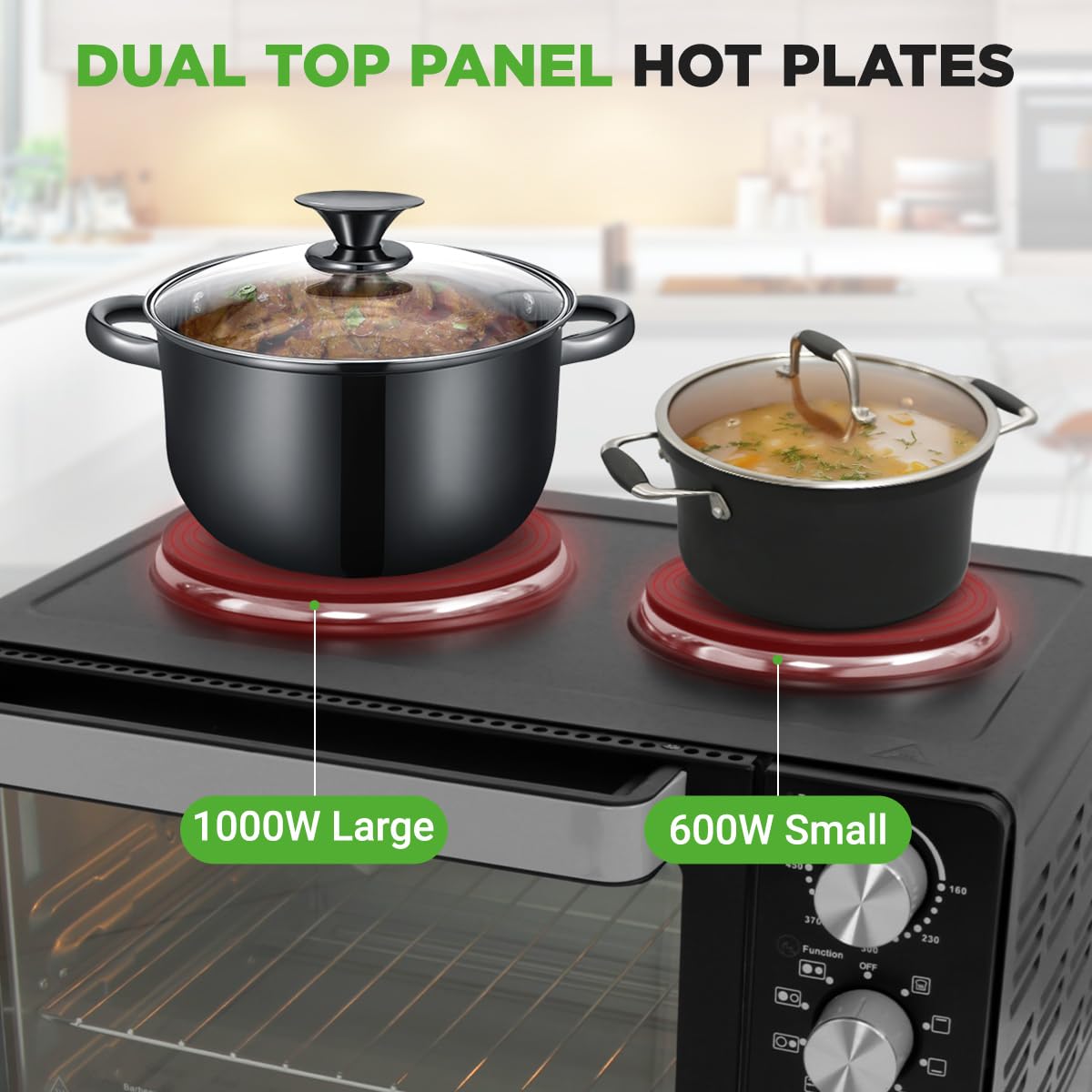 30 Qt Convection Oven with Dual Burners