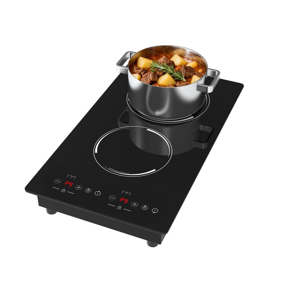 Portable Double Induction Cooktop