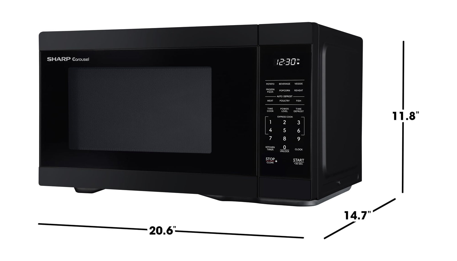 1.1 Cu. Ft. Countertop Microwave Oven