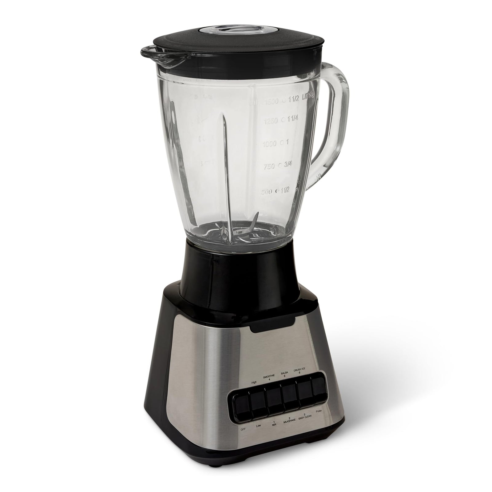 700W Countertop Blender with 6 Cup Glass Jar