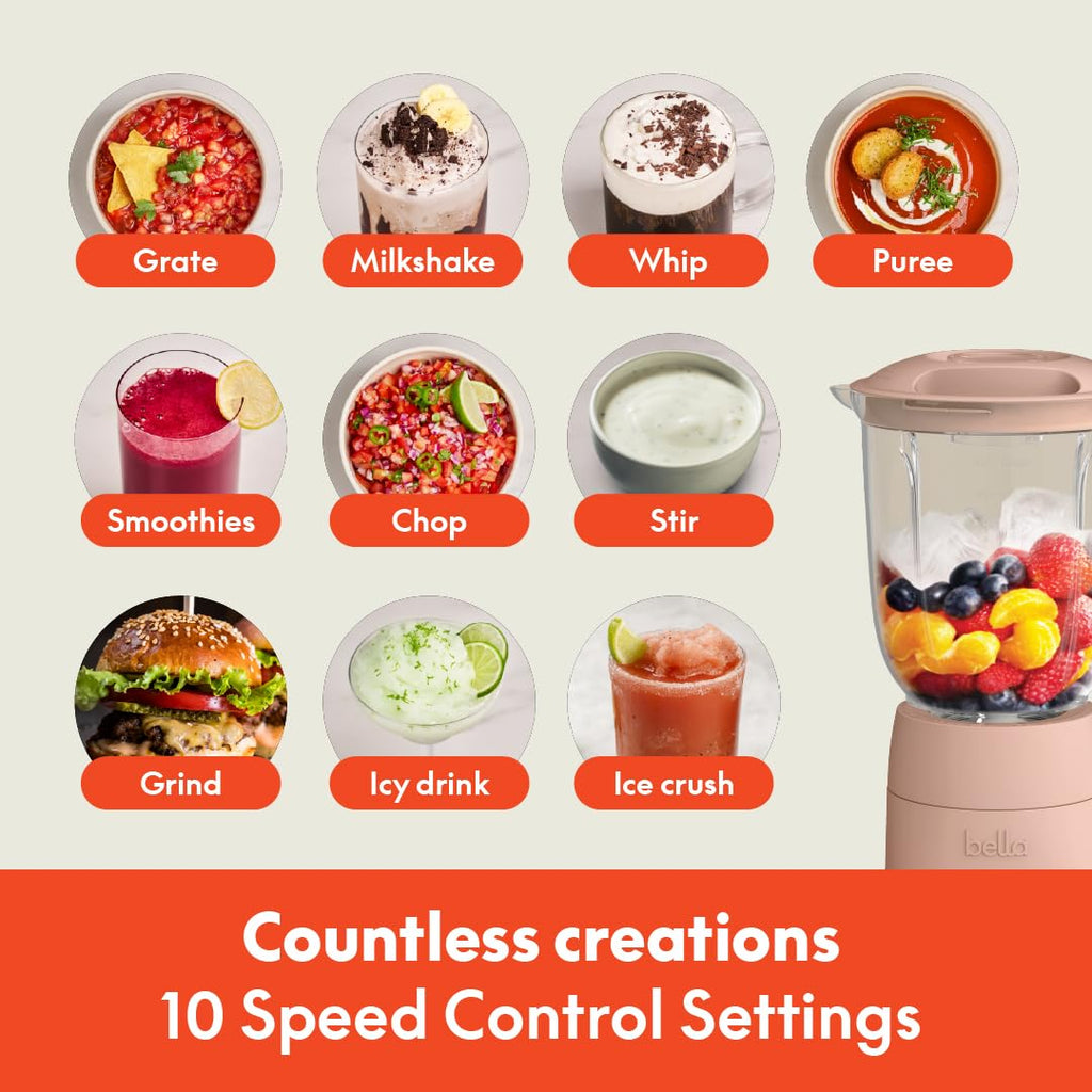 Bella 10 speed Countertop Blender