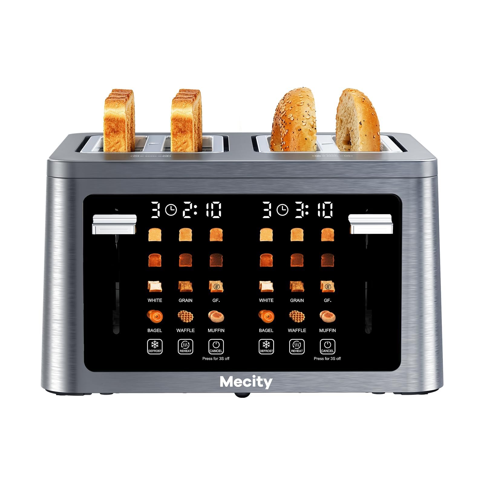 4 Slice Touch Screen Toaster
