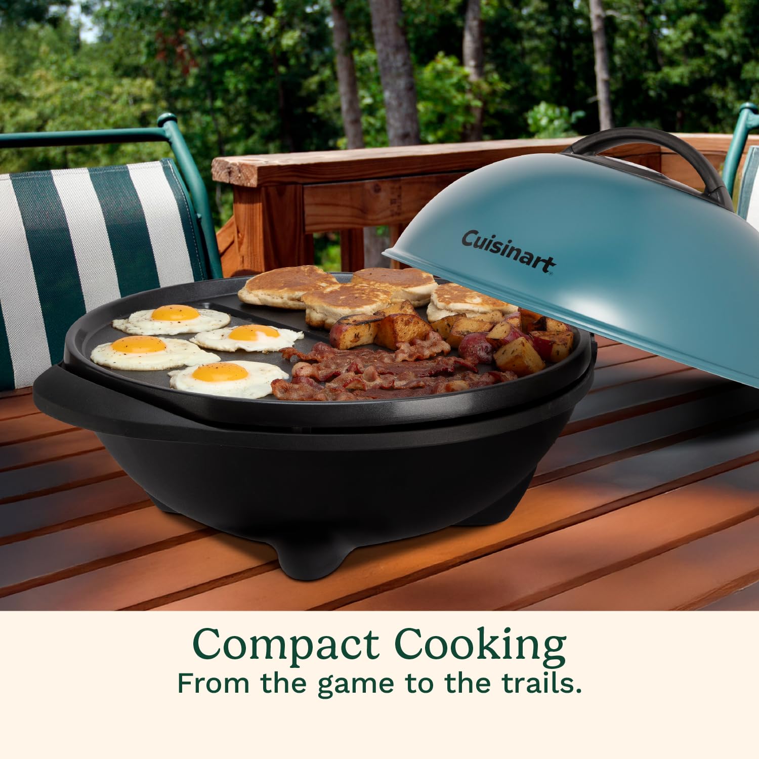 2-in-1 Portable Electric BBQ Grill