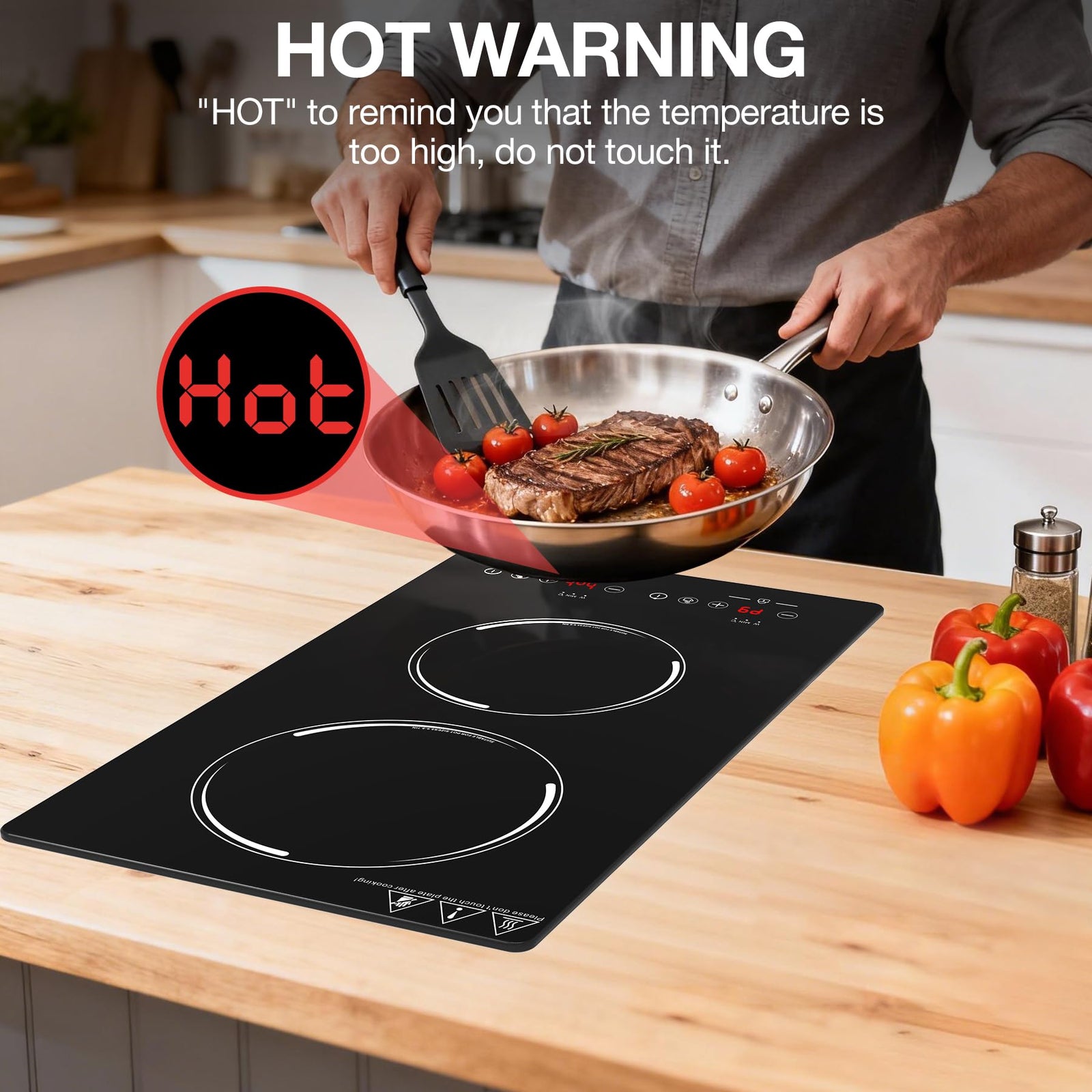 Portable Double Induction Cooktop