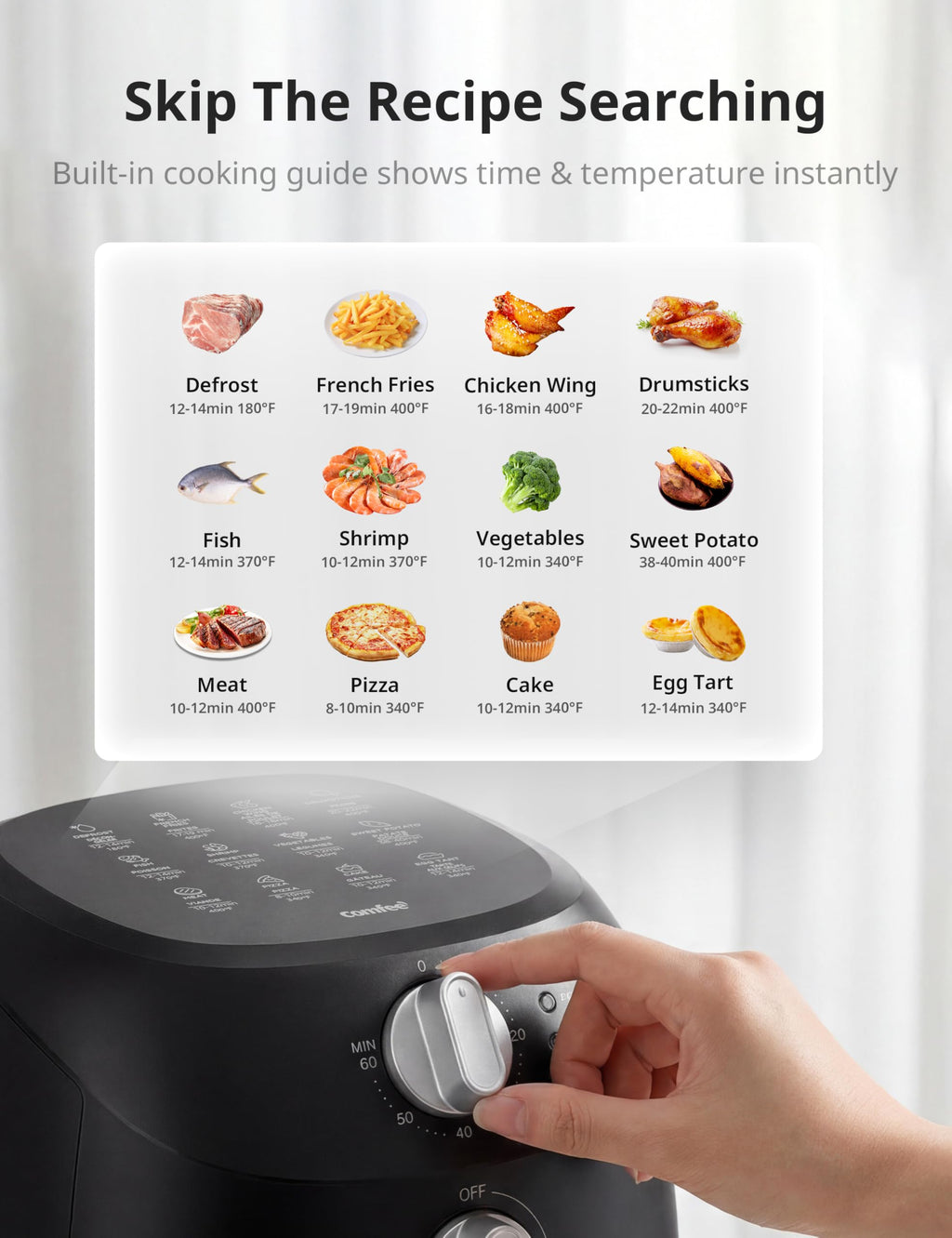 2 QT Compact Digital Air Fryer