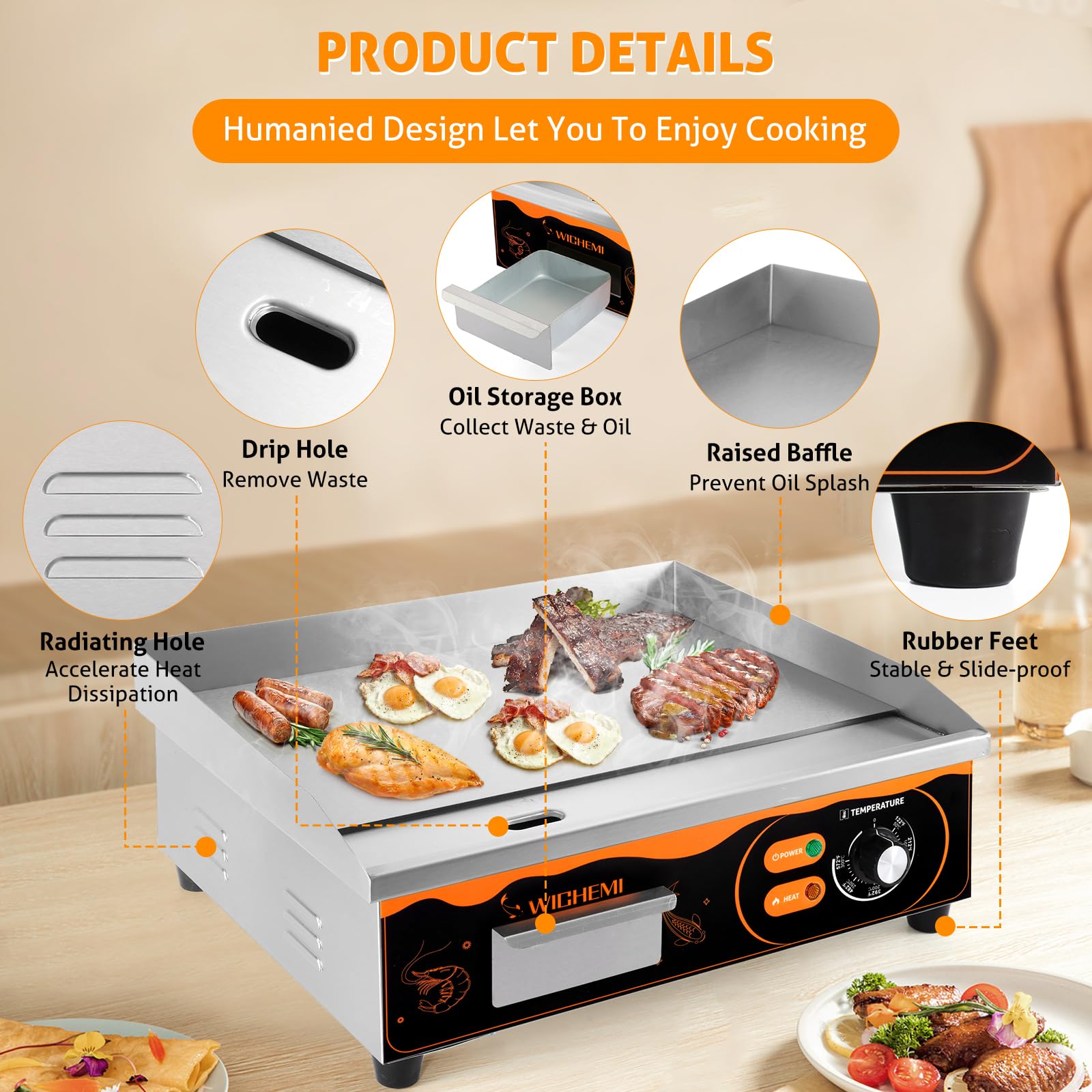 Commercial Electric Flat Top Griddle