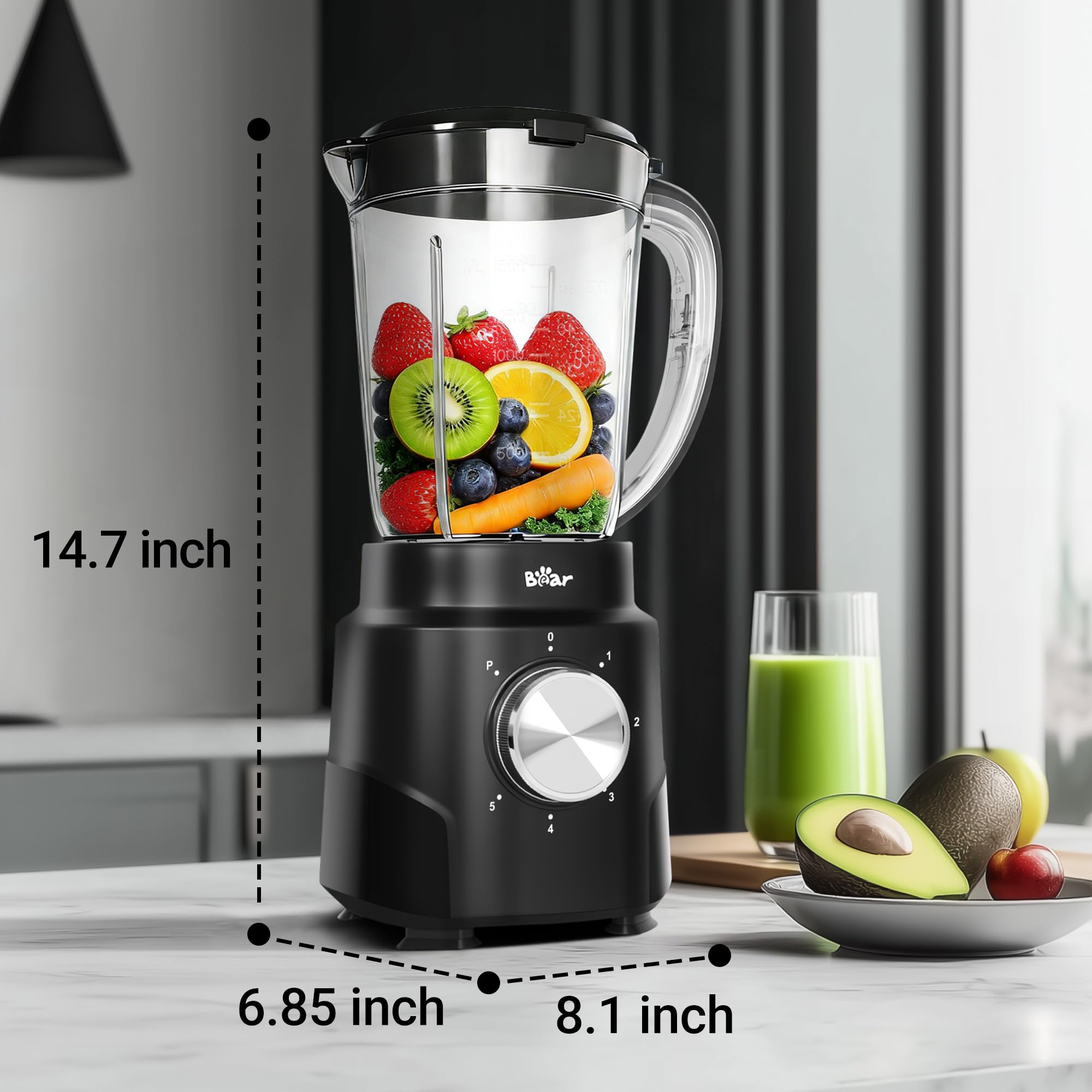 700W Smoothie Blender with 40oz Jar