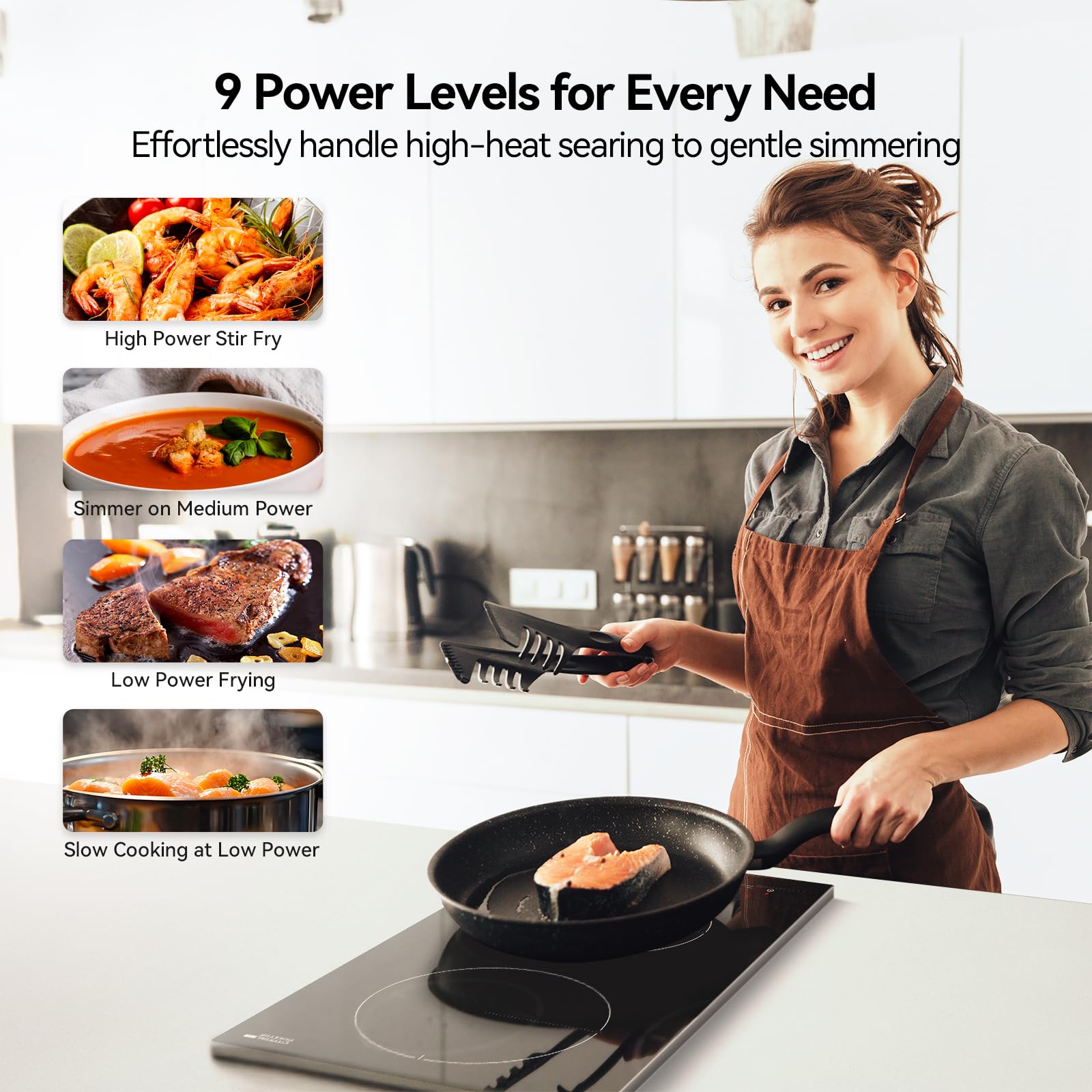 Electric Induction Cooktop 1–5 Burner