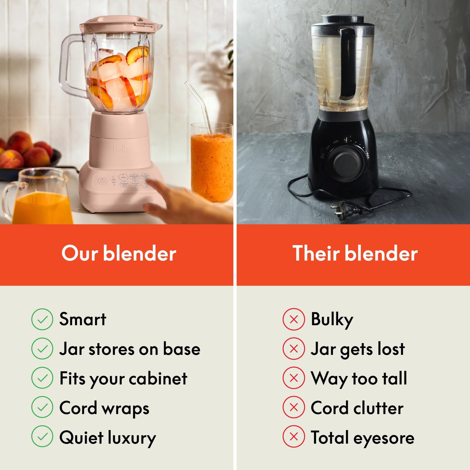 Bella 10 speed Countertop Blender