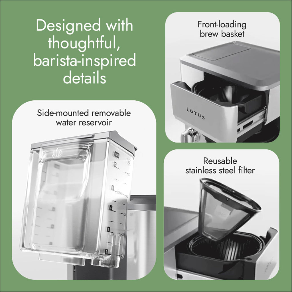 10 Cup Programmable Drip Coffee Maker with Scale