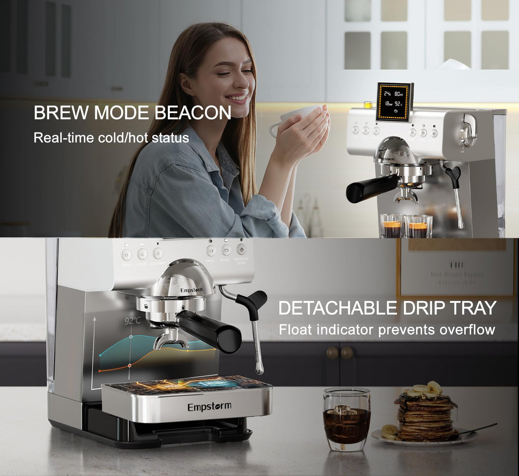 20 Bar Espresso Machine with Milk Frother