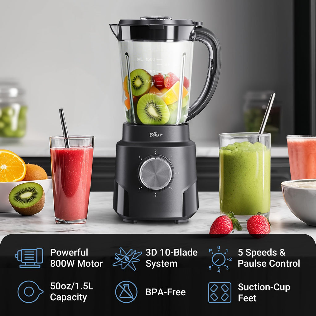 700W Smoothie Blender with 40oz Jar
