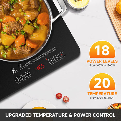 1800W Double Induction Cooktop
