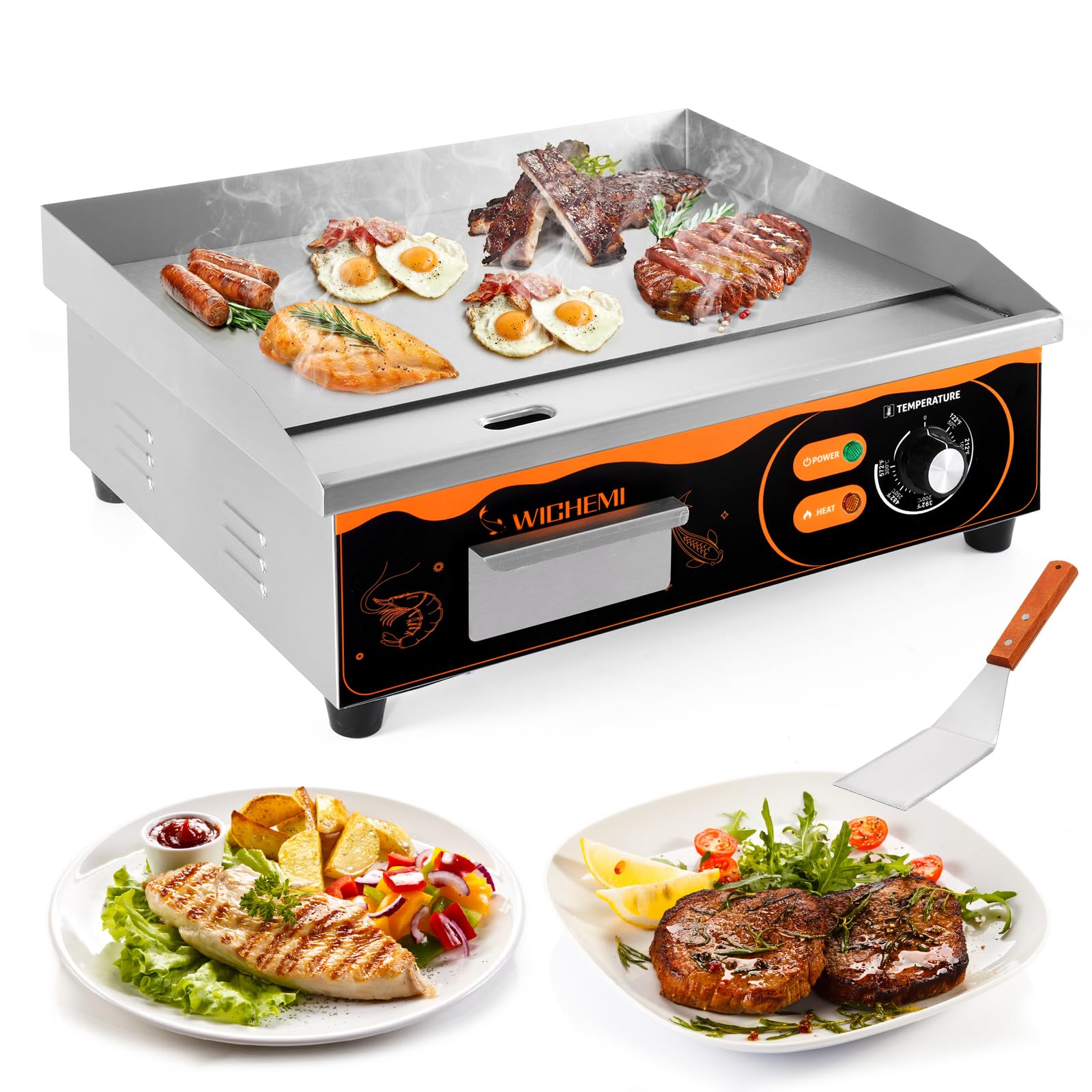 Commercial Electric Flat Top Griddle