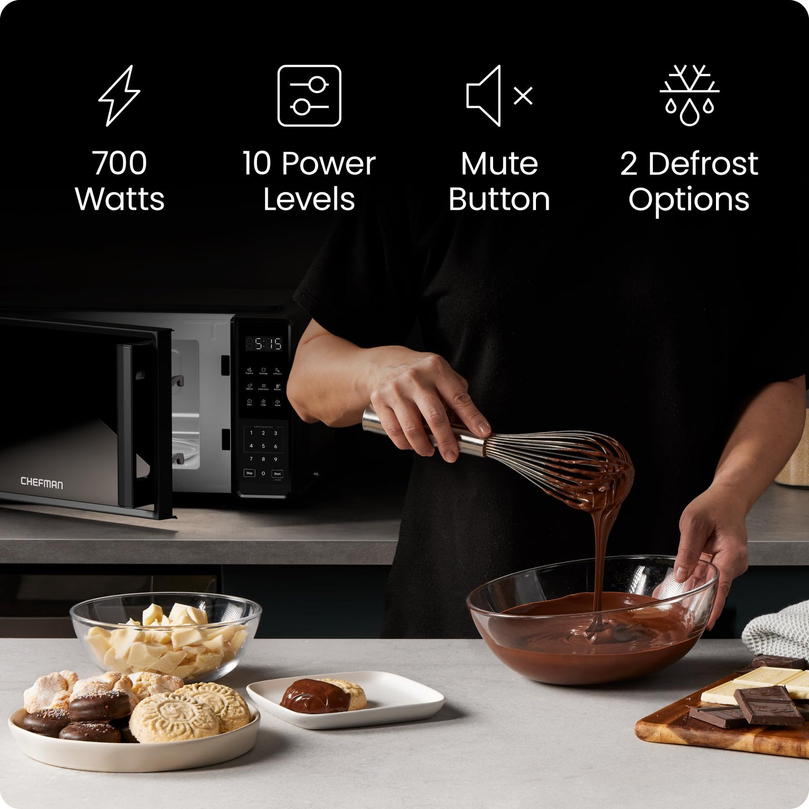 Countertop Microwave Oven 0.7–1.1 Cu. Ft.