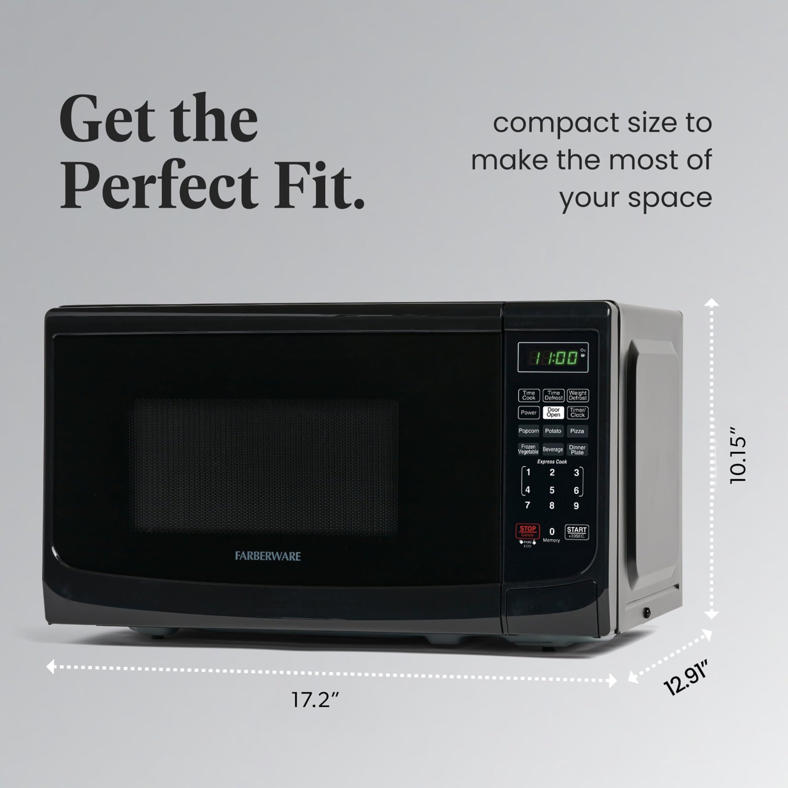 Farberware Compact Countertop Microwave Oven