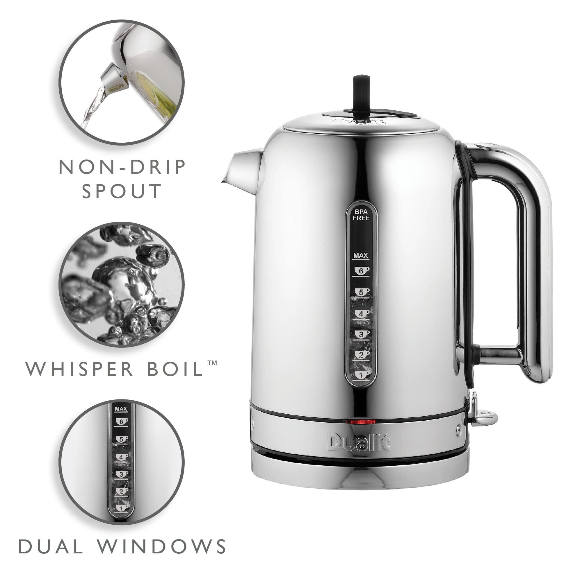 1.7L Stainless Steel Electric Kettle