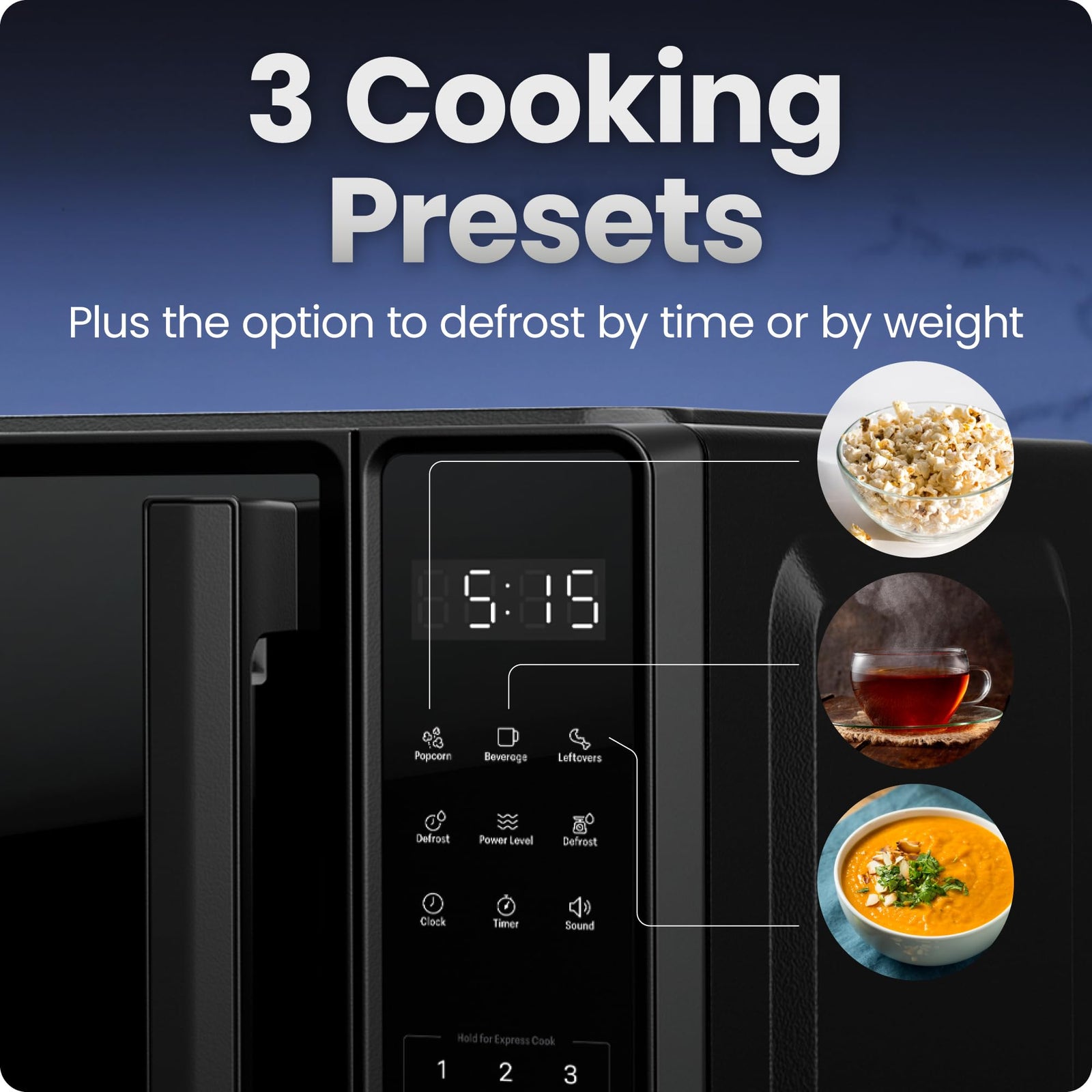 Countertop Microwave Oven 0.7–1.1 Cu. Ft.
