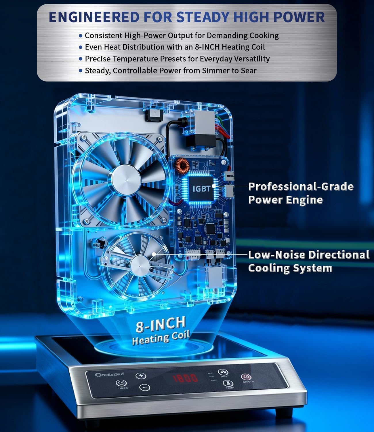 Professional Induction Cooktop