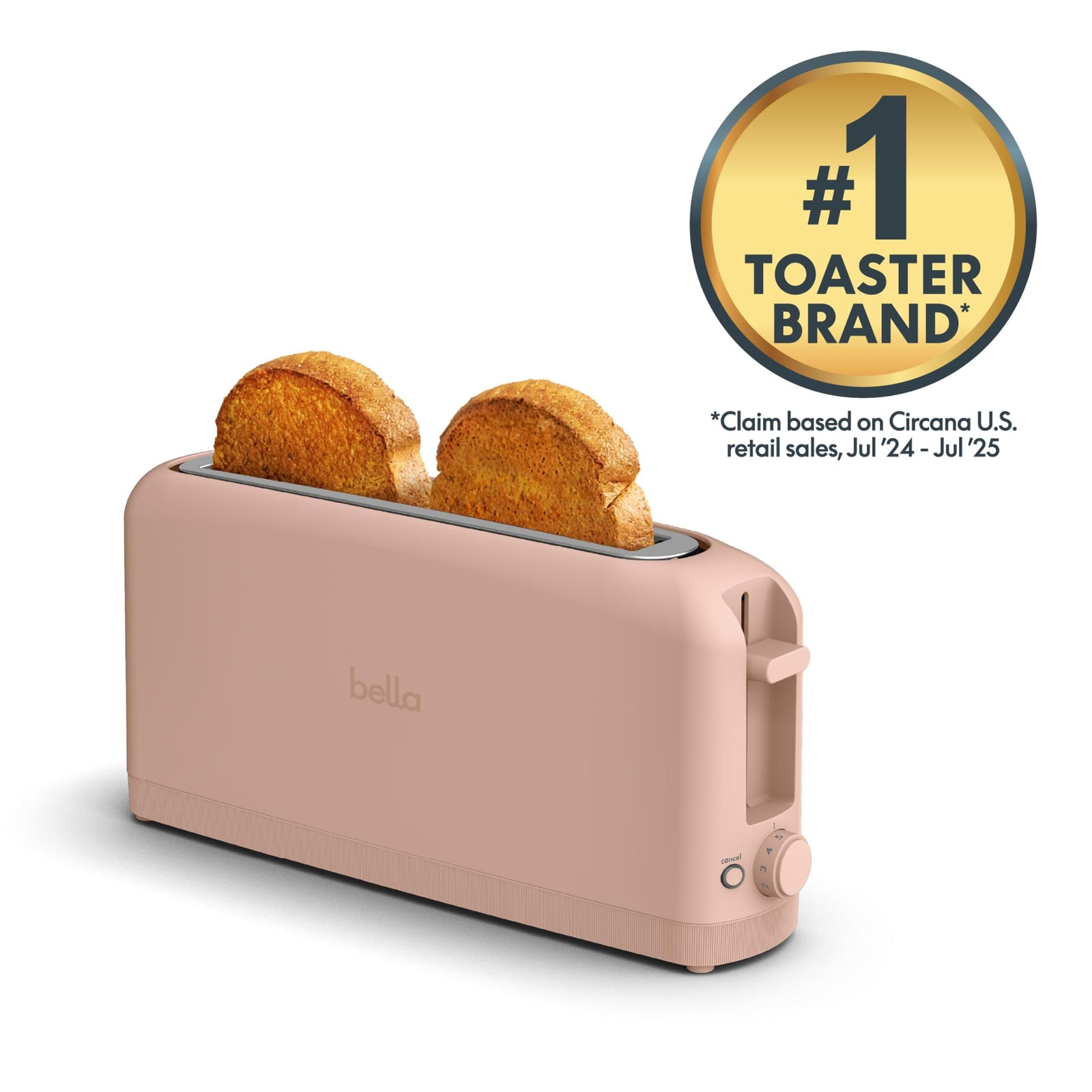 Slim Toaster with 6 Shade Settings