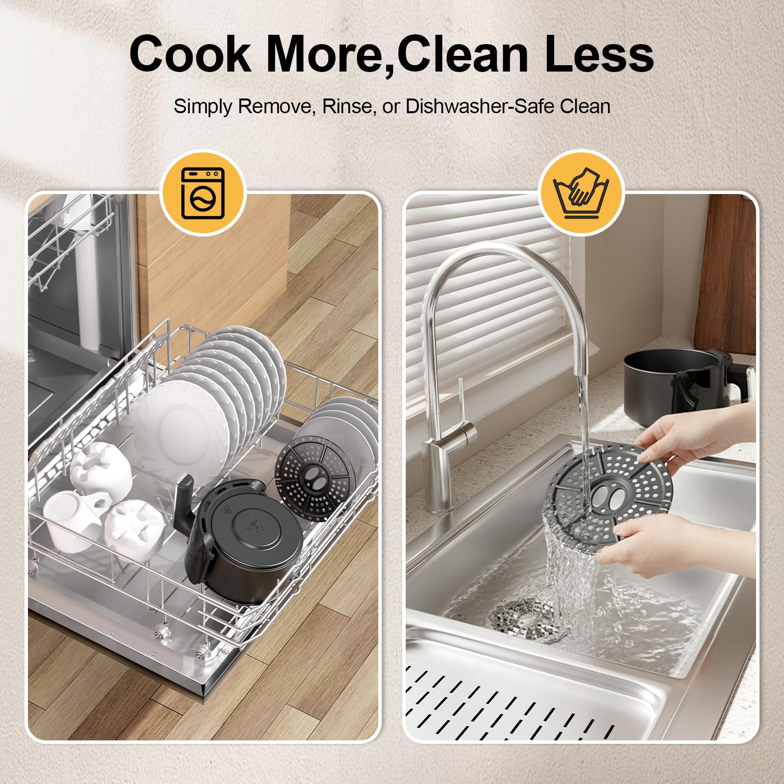 2 QT Mini 4-in-1 Air Fryer