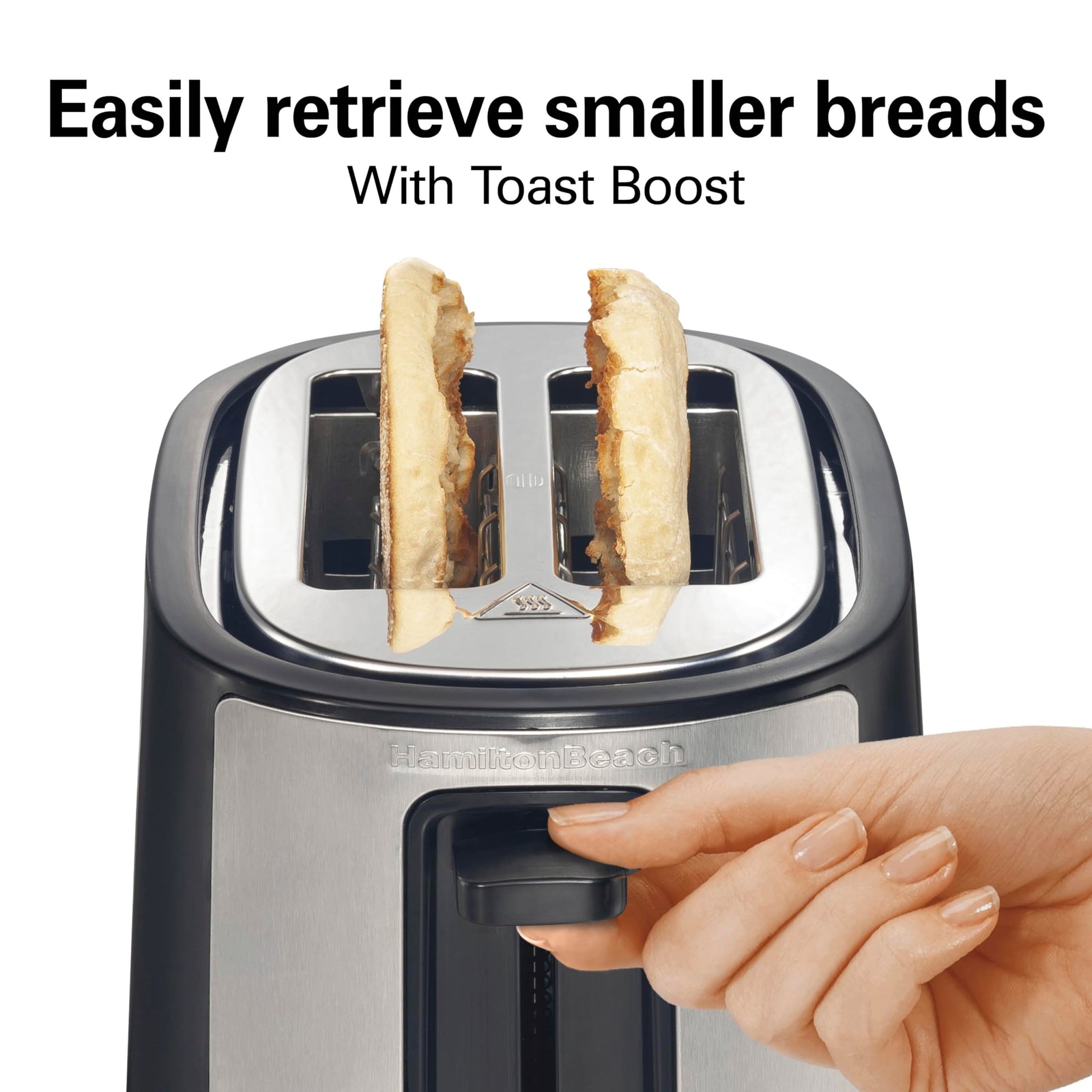 2 Slice Wide Slot Toaster with Bagel Setting