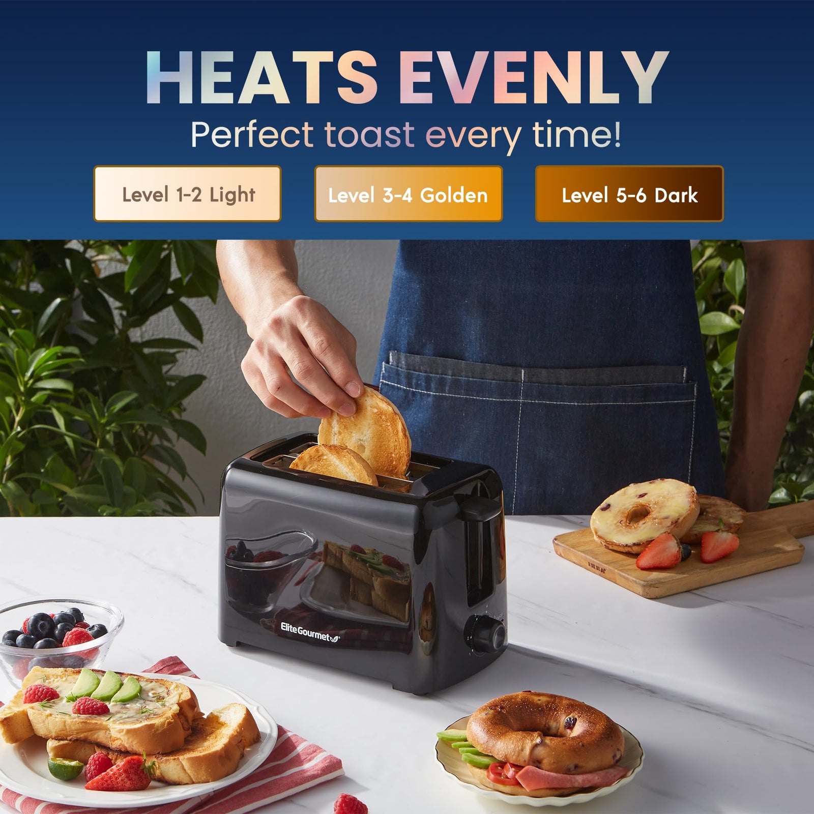 2 Slice Wide Slot Toaster