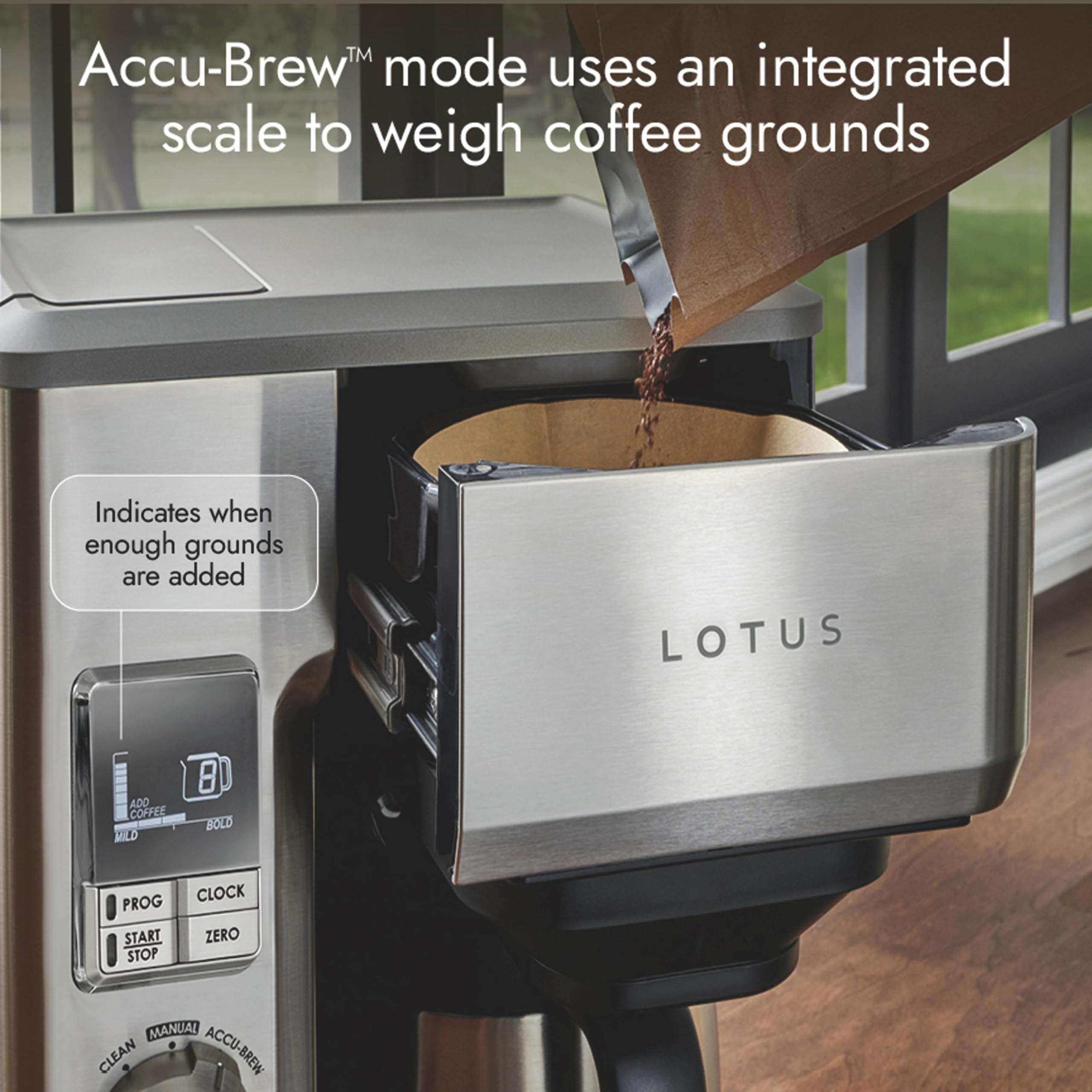 10 Cup Programmable Drip Coffee Maker with Scale