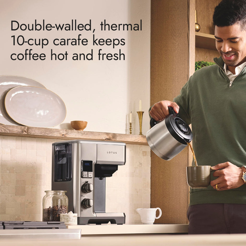 10 Cup Programmable Drip Coffee Maker with Scale