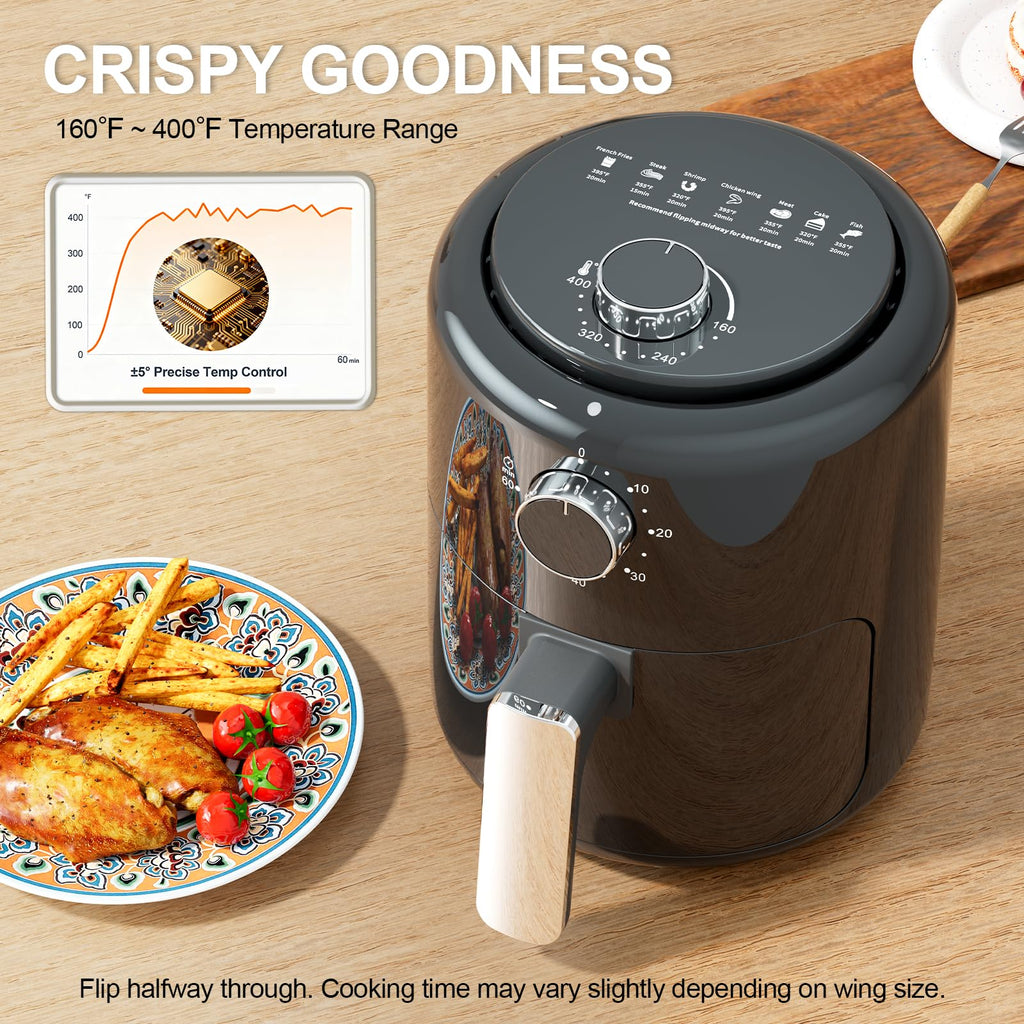 2 QT Mini 4-in-1 Air Fryer