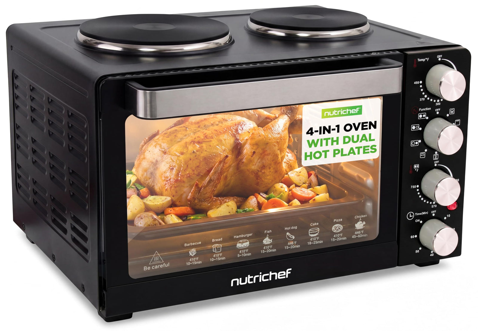 30 Qt Convection Oven with Dual Burners