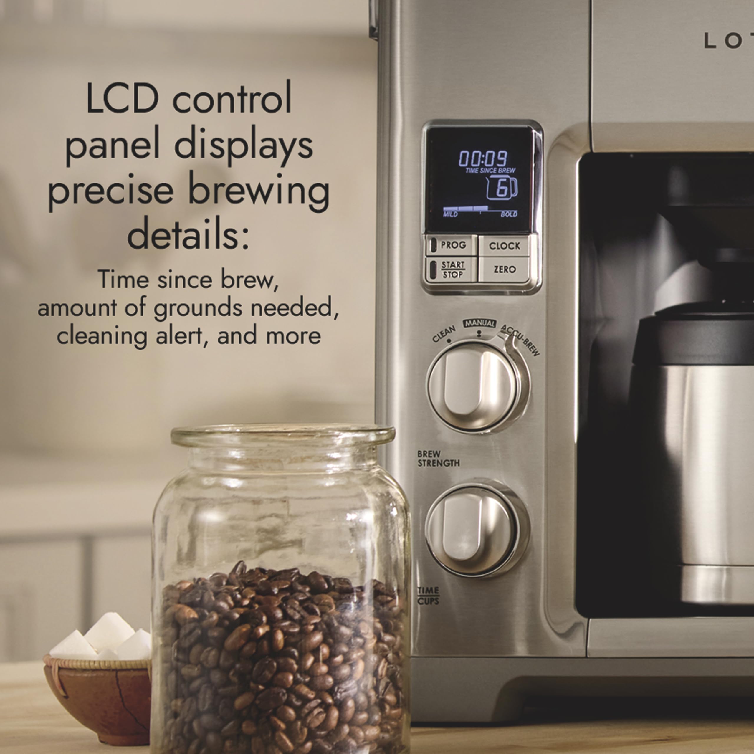 10 Cup Programmable Drip Coffee Maker with Scale