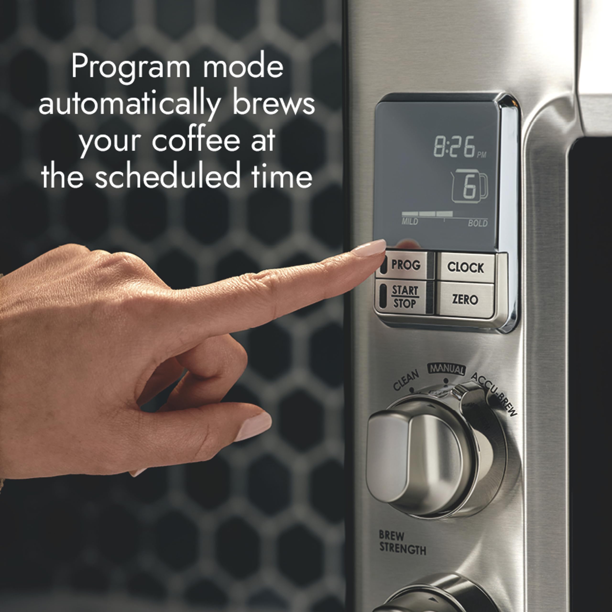 10 Cup Programmable Drip Coffee Maker with Scale