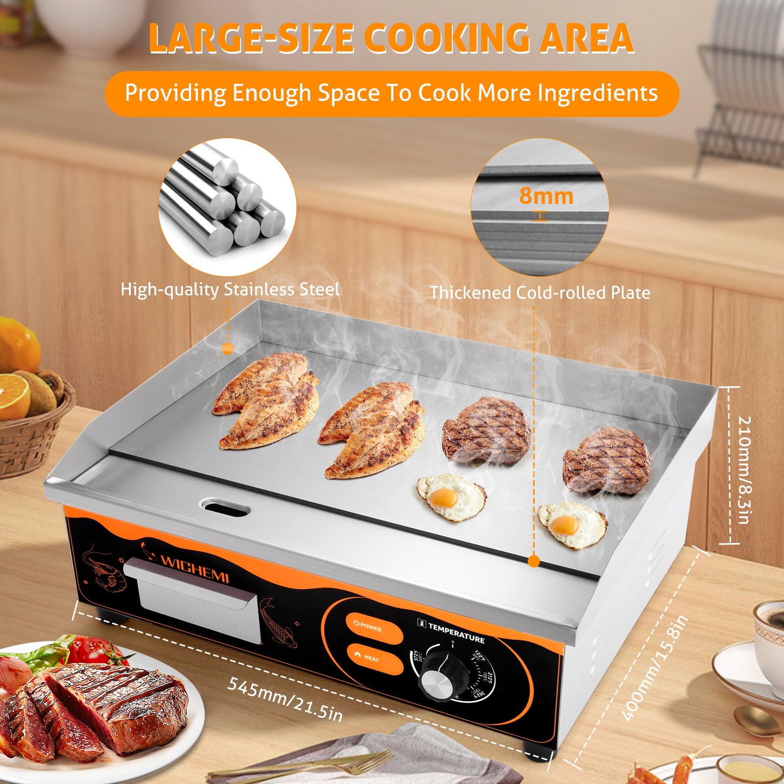 Commercial Electric Flat Top Griddle