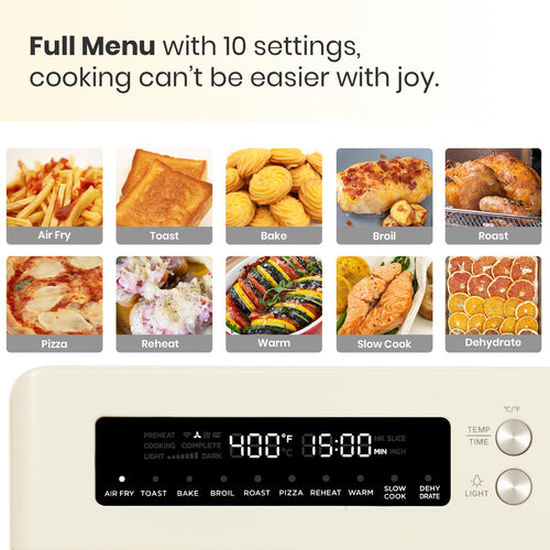 10-in-1 Air Fryer Toaster Oven Combo