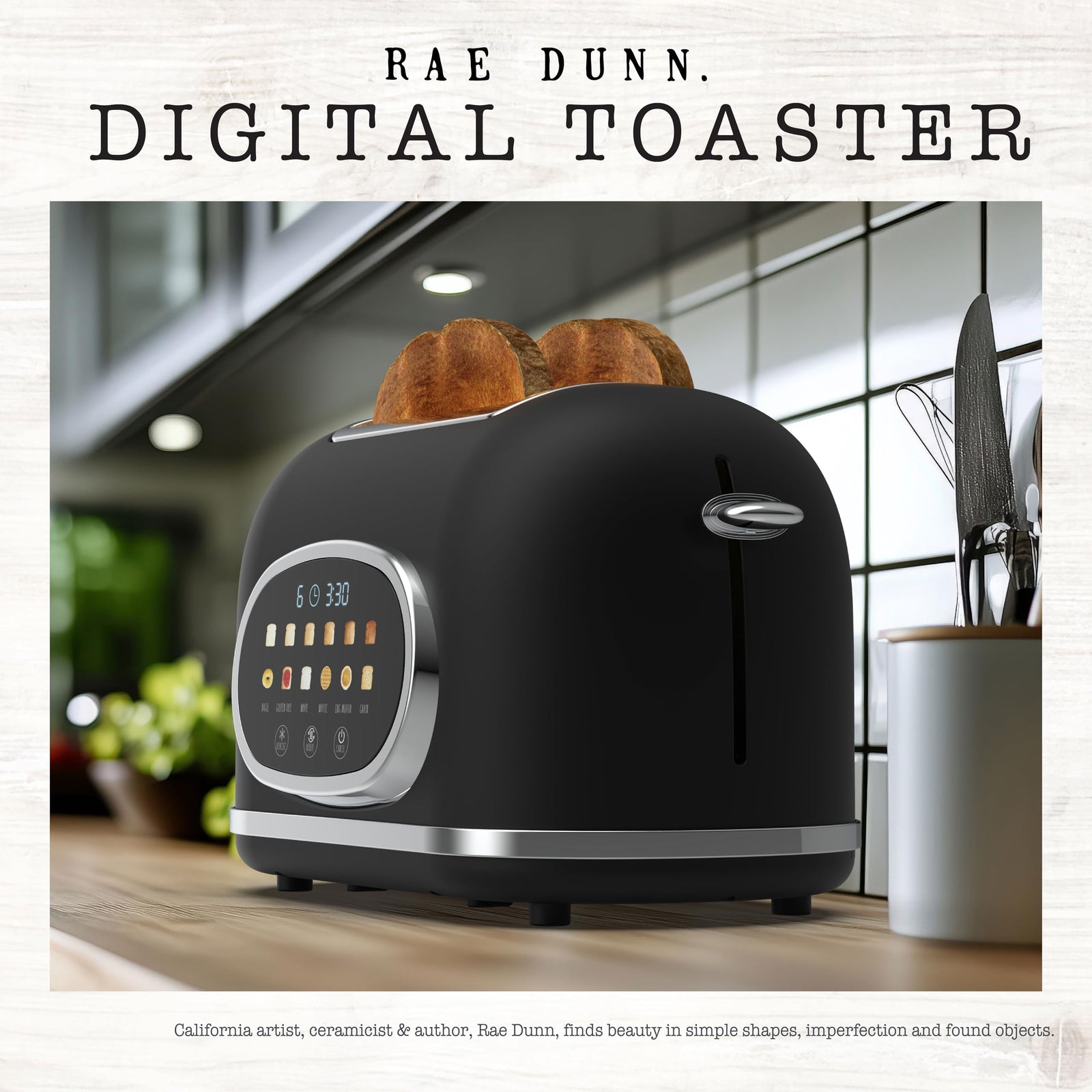 2 Slice Digital Toaster with Touchscreen
