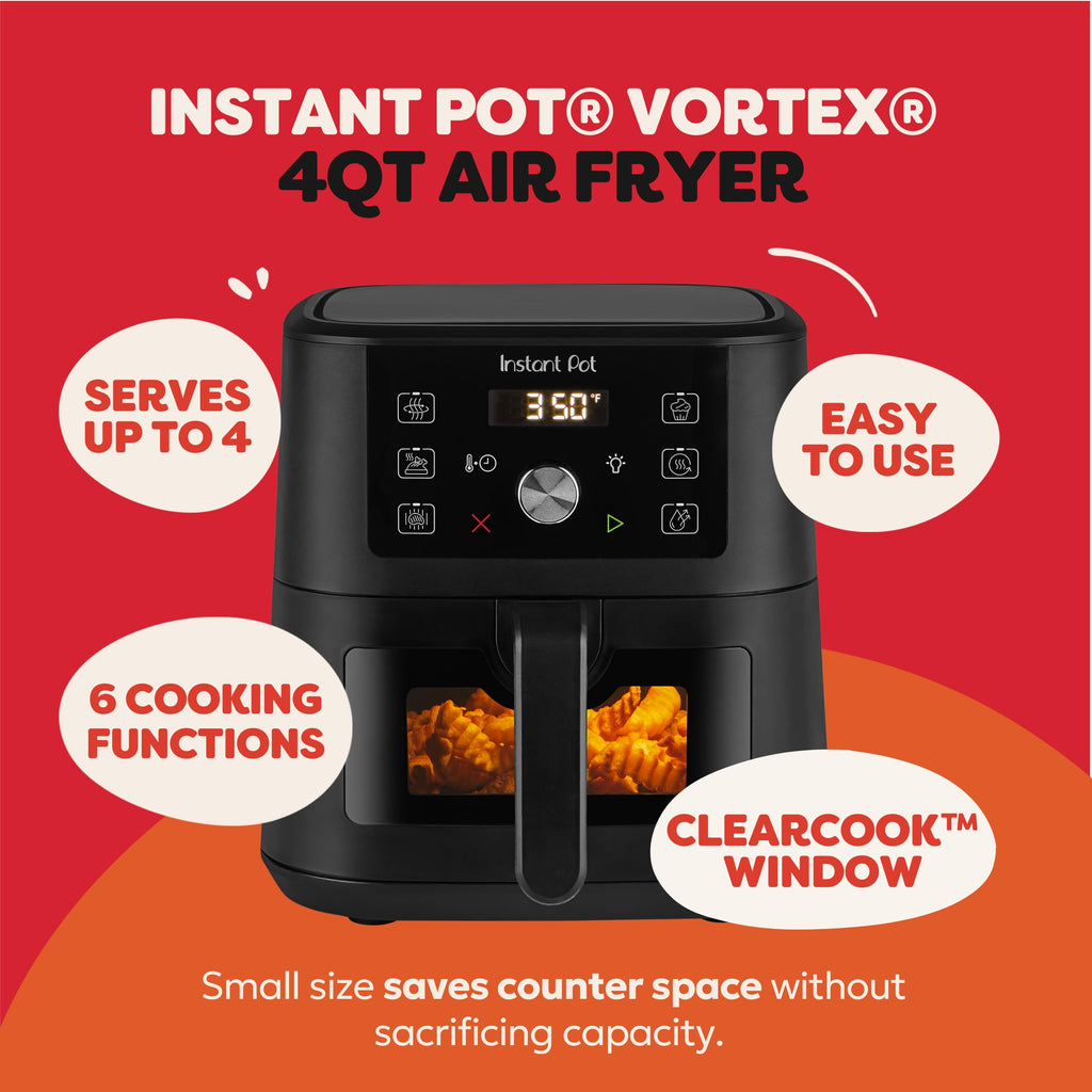 4 QT Mini 6-in-1 Air Fryer