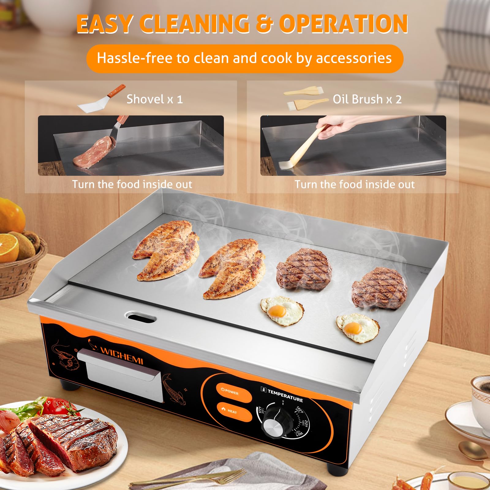 Commercial Electric Flat Top Griddle