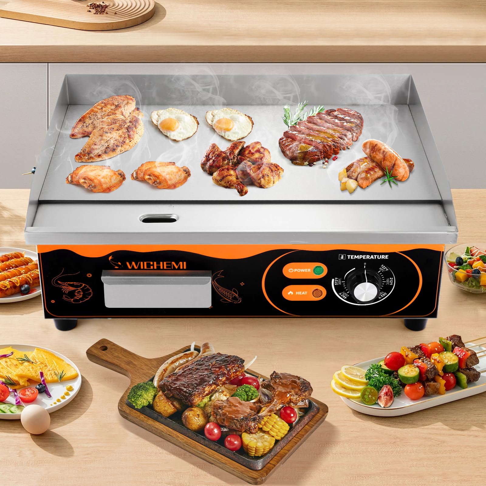 Commercial Electric Flat Top Griddle
