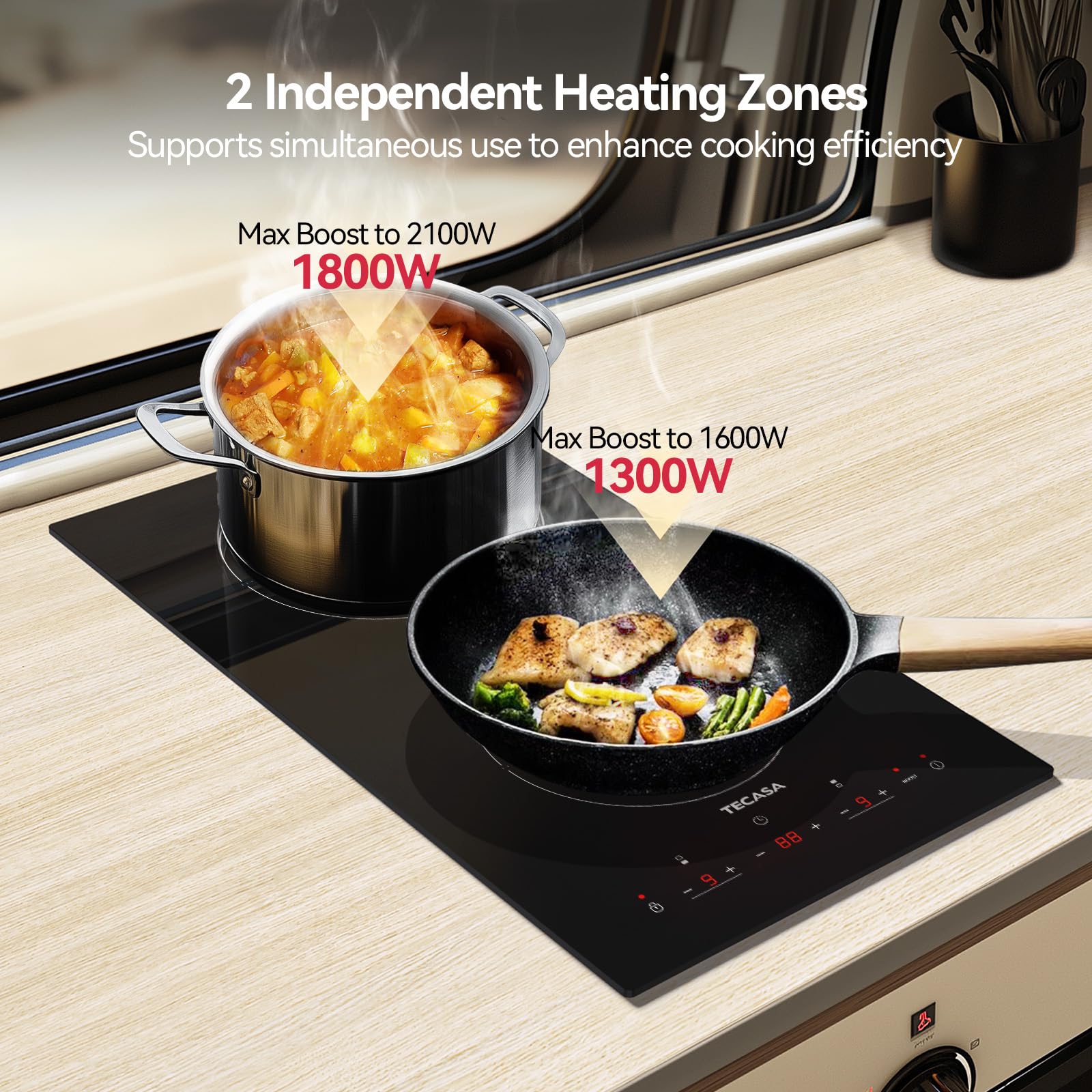 Electric Induction Cooktop 1–5 Burner